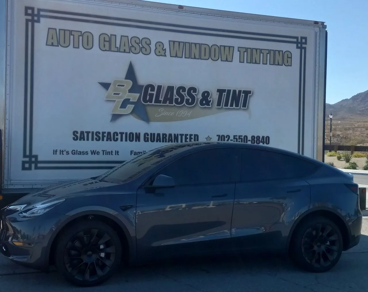 Window tint on a Dodge Charger